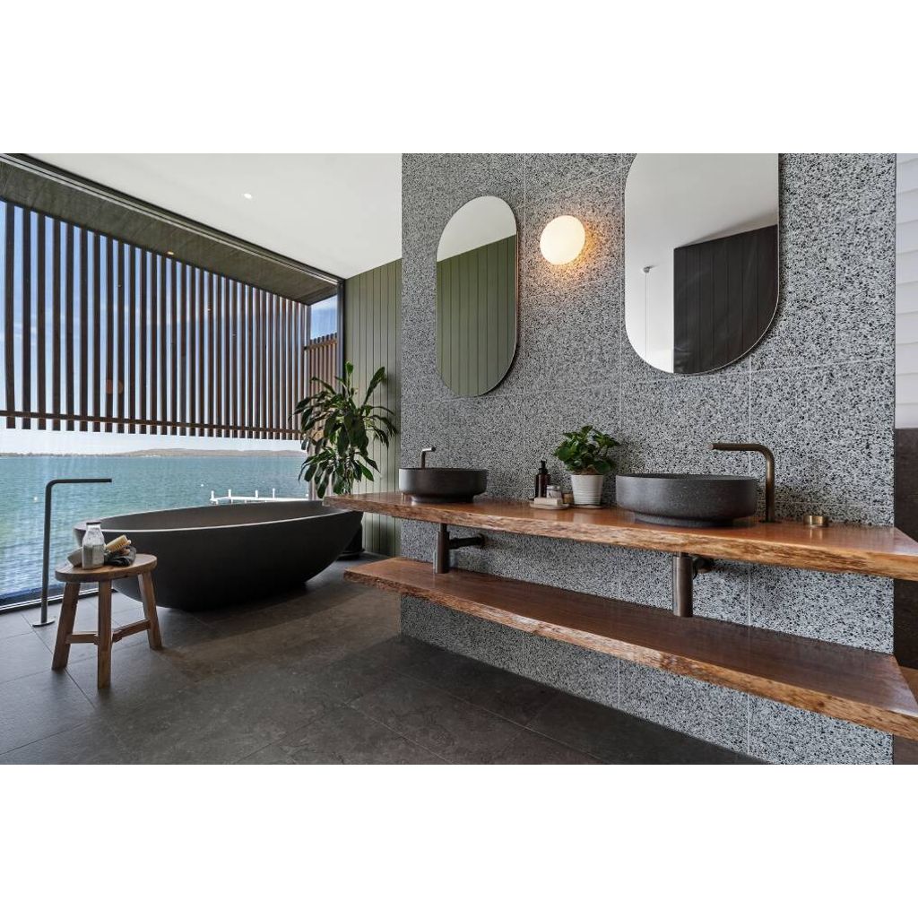 Ultimate bathroom centrepiece of awardwinning Coal Point modern waterfront home