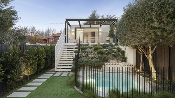 A sunken lounge, wine wall and heated circular pool: it's hard to pick a favourite feature