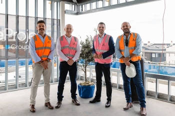 Newcastle East project Parnell House tops out, one $10.5m penthouse remains for sale