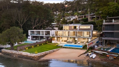 The $15 million Newport property that has a beach on its doorstep