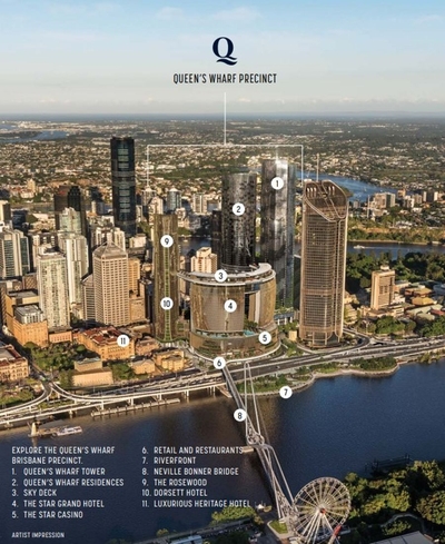 23 Margaret Street Queens Wharf Tower, Brisbane City, QLD 4000 photo 2 of 10
