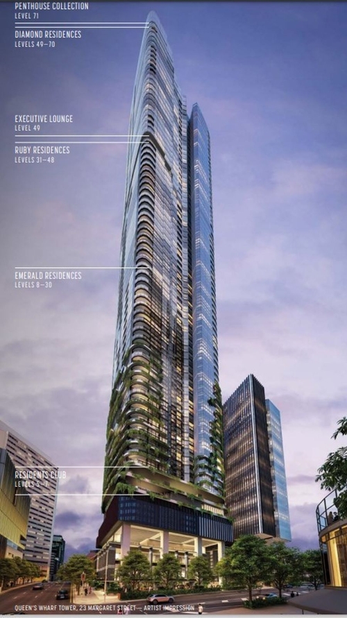 23 Margaret Street Queens Wharf Tower, Brisbane City, QLD 4000