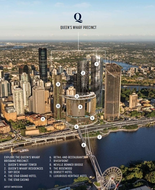 23 Margaret Street Queens Wharf Tower, Brisbane City, QLD 4000