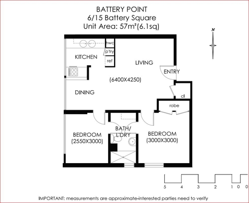 6/15 Battery Square, Battery Point, TAS 7004
