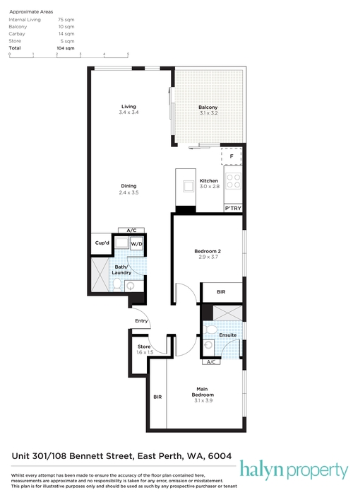 301/108 Bennett Street, East Perth, WA 6004