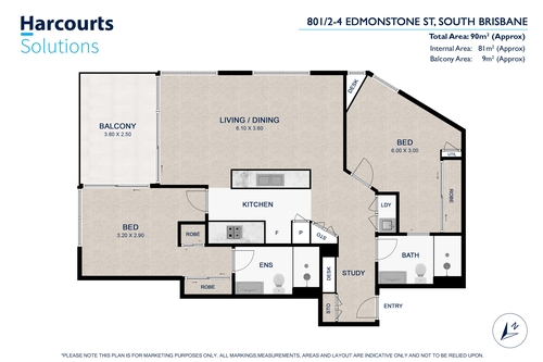 801/2 Edmondstone Street, South Brisbane, QLD 4101
